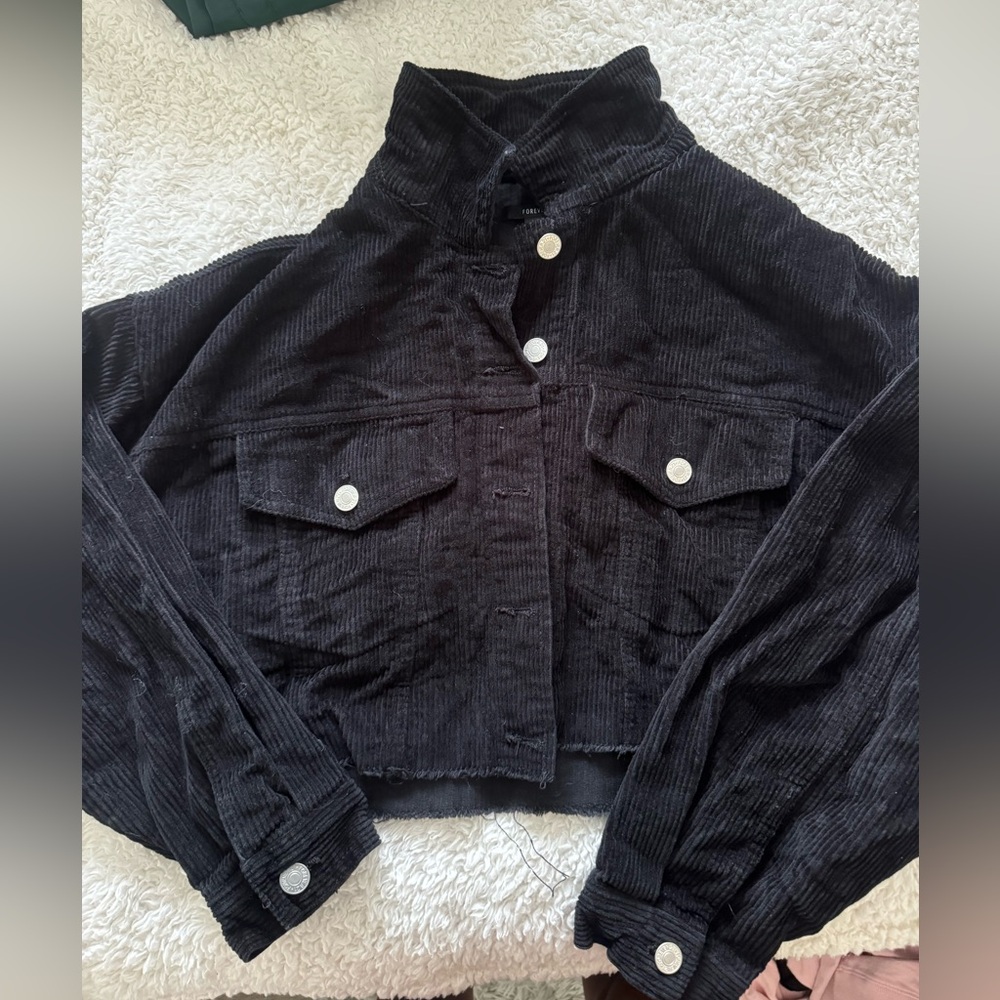 Forever 21 Black Corduroy Jacket